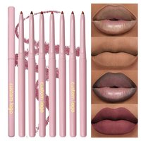Crayon à lèvres rose waterproof longue tenue, maquillage végétalien, personnalisable, effet crémeux et lisse, couleur chocolat