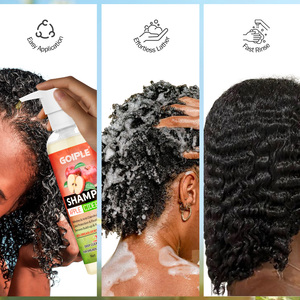 แชมพูแอปเปิ้ลสกัดสูตรปลอดภัยอย่างล้ำลึกครีมนวดผมป้องกันรังแคแชมพูน้ำส้มสายชูแอปเปิ้ลอะไซเดอร์เพื่อสุขภาพเส้นผม - Product Image 5