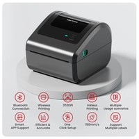 Phomemo D450-BT imprimante d'étiquettes d'expédition 4x6 fabricant d'étiquettes thermiques pour colis d'expédition/entreprise