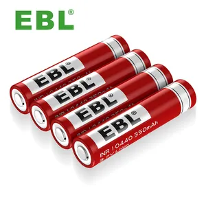 EBL lityum-iyon pil 3.7V 10440 şarj edilebilir piller
