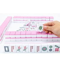 Table de Mahjong Électrique Automatique en Mélamine 36mm Version Taïwanaise pour 4 Joueurs, Imprimée à la Machine