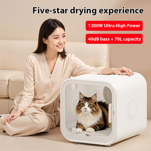 70L <b>Large</b> Capacity Pet Grooming Hair Dryer Box Ultra Quiet Pet Dryer Box Low Noise Cat Dog Dryer Machine for Home Use - Product Image 2