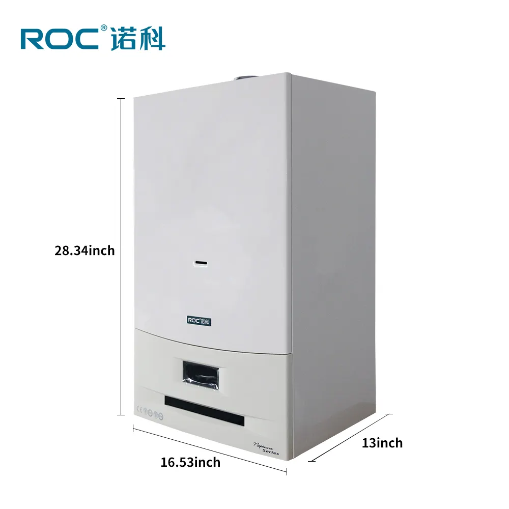 ROC High Quality Neptune Kombi Household Wall mounted Water Heater Heating Gas Boiler Condensing Effective for home