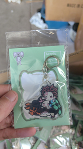 2000 Estilos de Alta Calidad, Llaveros de Anime Japonés de 5cm, Llavero Acrílico de Doble Cara de Hazbin Hotel - Product Image 6