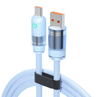 Kabel Data USB Type C 3A 60W Berkinerja Tinggi Grosir, Jalinan Nilon, Pengisian Cepat, Sinkronisasi Data untuk Smartphone, Tablet, Laptop