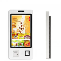 Machine de commande en libre-service Écran tactile Restaurant Magasin de thé au lait Balayage de code en libre-service avec paiement par terminal NFC POS
