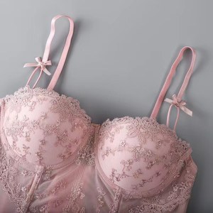 Top de Encaje Sexy Pure Desire para Mujer, Diseño con Nudo, Relleno Incorporado, Nuevo Modelo 2024, Estilo Informal para el Trabajo... - Product Image 4
