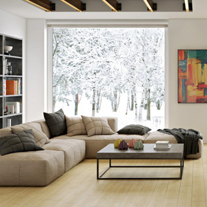 Modern minimalist floor-standing <b>TV</b> cabinet and coffee table set, light luxury living room and apartment coffee table <b>wholesale</b>. - Product Image 2