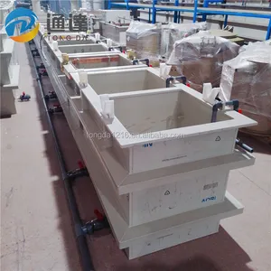 Small zinc plating line equipment for gold plating electro plating plant