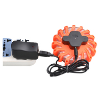 Luces de Emergencia LED Recargables por USB, Luces de Advertencia de Tráfico con 9 Modos de Destello, Luz de Emergencia V16