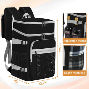 <span class=keywords><strong>Borsa</strong></span> Termica in Pelle di Grande Capacità, Impermeabile, <span class=keywords><strong>a</strong></span> Doppia Tracolla, per Campeggio e Spiaggia, Design Moderno e Minimalista - Product Image 2