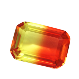 Turmalina Sintética de Laboratorio, Corte Octogonal Escalonado, 4*6mm-15*20mm, Gemas Sueltas Multicolor con Efecto de Color/Brillo, Cristal K9 - Product Image 1