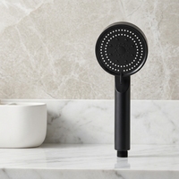 Pommeau de douche à main extérieur moderne en ABS chromé, réglable, haute pression, écologique, pour appartement, vente en gros