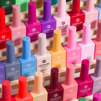 BOZLIN Fournitures en Gros OEM Kit de Vernis à Ongles Gel Vegan 15ml 60 Couleurs, Vernis Gel UV LED, Ensemble de Vernis à Ongles Gel Marque Privée