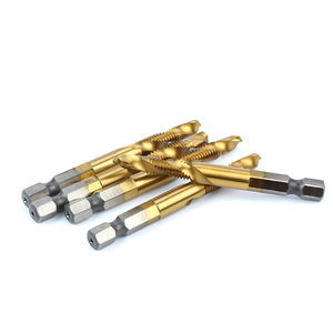 6 pcs HSS M3-M10 <span class=keywords><strong>robinet</strong></span> combiné et jeu de forets pour le Métal Autotaraudeuse Fraise - Product Image 2