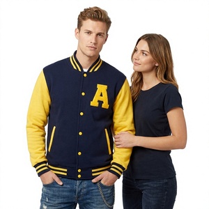 Durable Custom Design Unisex Wool/Viscose Varsity Jacket <b>Canvas</b> Fabric Waterproof Front Logo-Best Quality Hooded Silk Lining - Product Image 1