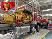 Camion de fracturation Tigerrig Haliburton 2800BHP avec pompe à plongeur, plate-forme de forage rotative, châssis SITRAK, moteur C3512E, boîte de vitesses CX48, DG2800
