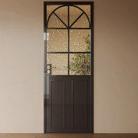 Portes intérieures en aluminium, style français, vintage, à battants, pour chambre à coucher, salle de bain, livraison rapide, sur mesure, villa