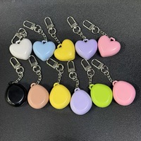 Emballage personnalisé en forme de cœur coloré pour rouge à lèvres, baume à lèvres, formule crémeuse, rouge à lèvres liquide, porte-clés miroir, boîtes en plastique vides