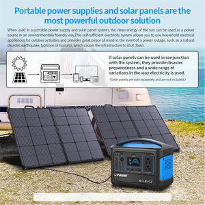 Lvyuan 600W 500W 500wh Trạm điện cầm tay chúng tôi tiêu chuẩn cho cắm trại và nhà sao lưu - Product Image 5