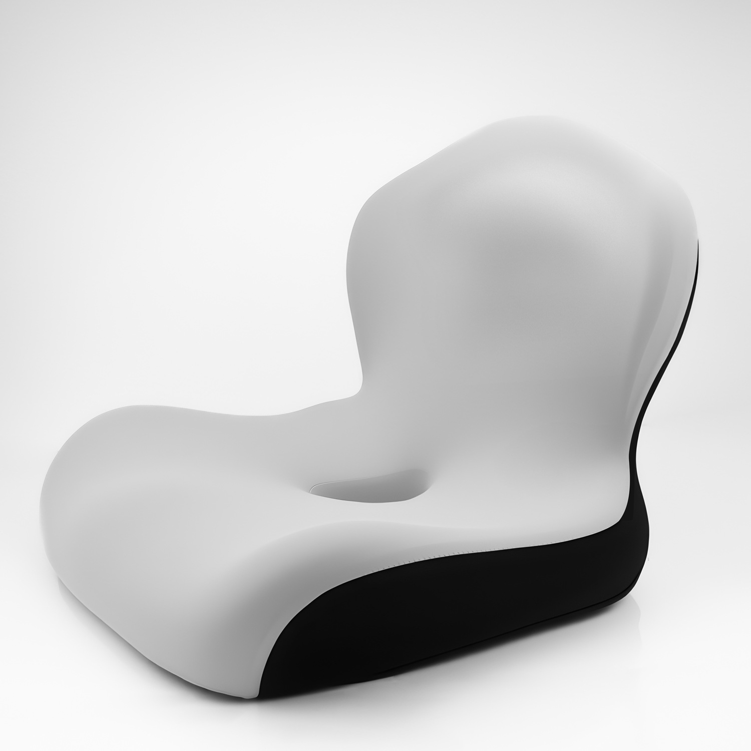 Couche d'air gris clair