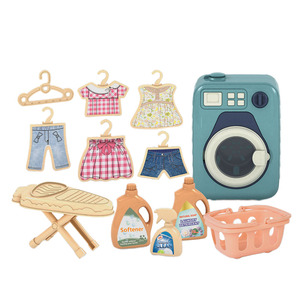 LEZA BABY <span class=keywords><strong>Giocattolo</strong></span> <span class=keywords><strong>Lavatrice</strong></span> Simulata Economica all'Ingrosso con Accessori per il Bucato per Bambini Piccoli - Product Image 1