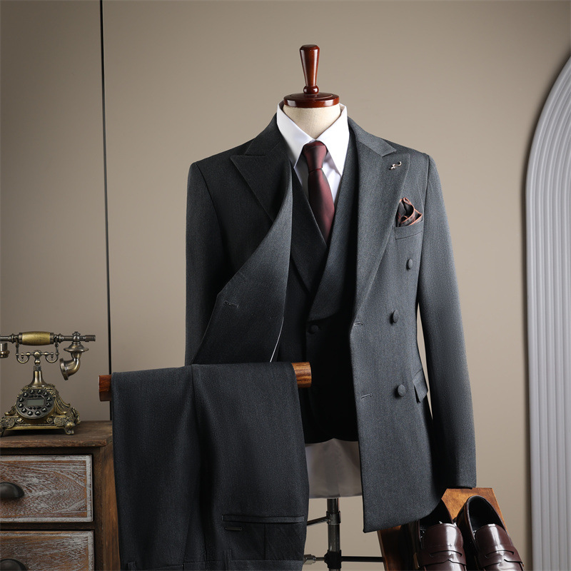 Dark gray (suit vest pants)