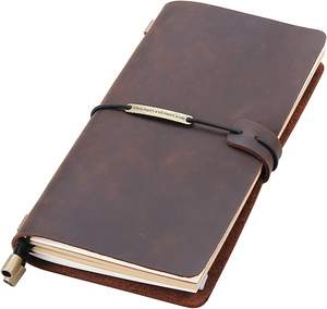 <span class=keywords><strong>Livre</strong></span> de couverture en cuir PU avec bande élastique Journal en cuir PU A6 Journal d'écriture - Product Image 1