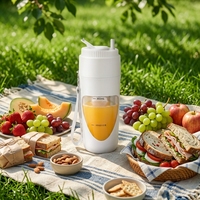 Blender portable, chargeur Type C, sans fil, blender personnel portable 360 ml