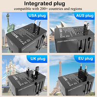 Adaptateur de voyage universel GaN 35W FOxcan Patent, alimentation d'usine, 3C1A 10A, logo personnalisé disponible pour les voyages mondiaux