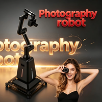 Robot Fotográfico Profesional Glambot, Brazo Robótico Colaborativo Industrial con PLC y Motor para Cámaras DSLR, Control Inalámbrico