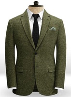 Costumes de mariage marron foncé pour hommes, en tweed chevrons, tenues de marié, costumes de témoin, blazers pour hommes, sur mesure