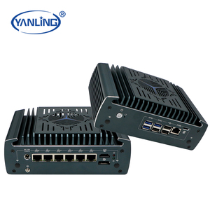 Yanling 6 Ethernet In-tel Mini <span class=keywords><strong>Server</strong></span> N3161 Fan PC con i7 1255u CPU de diez núcleos - Product Image 1
