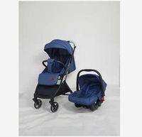 Nouveau modèle moins cher, poussette bébé CN-CUBE, matériau en lin, design pliable, caractéristiques écologiques, cadre en alliage d'aluminium, certifié EN