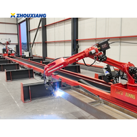 Nuevo Robot de Soldadura de Vigas Automático Inteligente sin Programación Zhouxiang para Fabricación de Estructuras Metálicas con Cámara