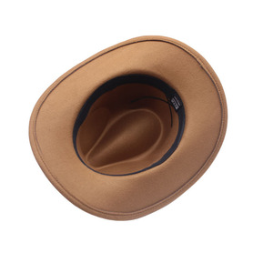 Chapeau de cowboy Fedora en feutre souple à bord roulé, personnalisé avec logo, unisexe, pour activités décontractées en extérieur – Vente en gros - Product Image 6