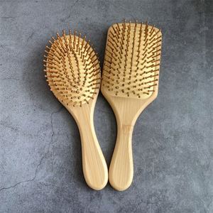 Cepillo de Pelo de Bambú con Masaje de Airbag, Antiestático, Desenreda el Cabello Rizado, Reduce la Caída del Cabello en Mujeres, Mejora la Salud del Cuero Cabelludo, Herramientas de Peinado - Product Image 3