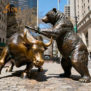 Décoration de zoo d'animaux, sculpture de taureau en bronze de grande taille, fabrication artisanale, vente en gros d'usine - Product Image 2