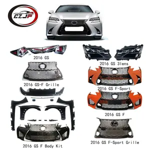 CZJF Factory Headlight Tail Light Front Grille Bumper Body Kit For Lexus GS 2016 Upgrade To Car Body Kits 2016 F-sport Style