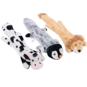 Giocattoli di lusso per cani di peluche con <span class=keywords><strong>Squeaker</strong></span> simpatici cuccioli a forma di animale domestici non ripieni di cane giocattolo da masticare - Product Image 3