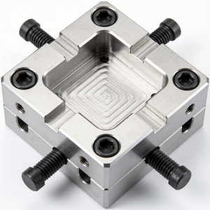 ความแม่นยำสูงสำหรับงานกัดและกลึง CNC สำหรับชิ้นส่วนอะลูมิเนียม ทองเหลือง และสแตนเลสแบบกำหนดเอง - ตัวจับยึดเครื่องมือและเม็ดมีดสำหรับแม่พิมพ์ - Product Image 5