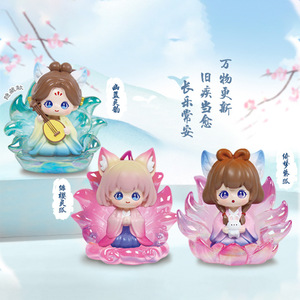 ฟิกเกอร์ Yu Mo Craft Fairy Fox แบบกล่องสุ่ม 6 ตัว รุ่นปกติ 1 ตัวรุ่นพิเศษ ของสะสมการ์ตูนสำหรับเด็กผู้หญิง ของตกแต่งโต๊ะทำงาน ของขวัญ - Product Image 4