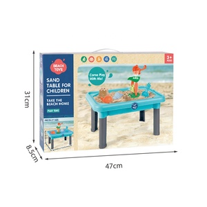 Giocattolo estivo per bambini all'aperto <span class=keywords><strong>sabbia</strong></span> e tavolo da acqua per bambini Set di giocattoli da <span class=keywords><strong>spiaggia</strong></span> giocattolo da tavolo <span class=keywords><strong>con</strong></span> <span class=keywords><strong>sabbia</strong></span> da <span class=keywords><strong>spiaggia</strong></span> <span class=keywords><strong>con</strong></span> strumenti e clessidra 11 pezzi - Product Image 6