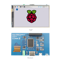 Écran tactile HD-MI de 4,0 pouces, résolution 800 × 480, 290 cd/m² pour Raspberry Pi