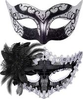 Masque de mascarade à paillettes laser pour femmes, masques vénitiens brillants pour les yeux, accessoires pour fêtes de Noël, bals de danse, cosplay, décorations de Mardi Gras