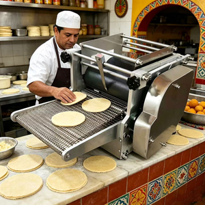 Máquinas Eléctricas para Hacer Tortillas de Harina de 30 cm con Motor en China - Product Image 6