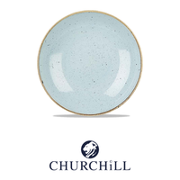 Assiette plate bleu œuf de canard 26 cm Churchill Stonecast -12-Sdesev101