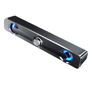 Hot Sale Wireless Blue Tooth 2.0 Rgb Lighting Speaker Led Portable Outdoor Bass Sound Box With Mic Support Tf Fm Usb