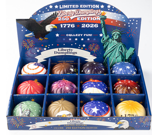 Juego de Caja de Regalo Antiestrés de Juguetes de Compresión de Material PU de Rebote Lento, Edición Aniversario EE. UU., con Diseño de Bollos al Vapor de Simulación Transfronteriza - Product Image 4