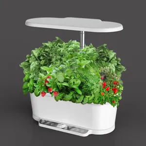Intelligent APP Control Portable Smart Indoor growing hydroponic system herb garden kit con LED grow light per la cucina di casa